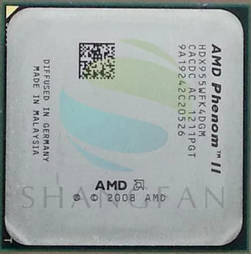 معالج Phenom II X4 955 95 W رباعية النواة سطح المكتب وحدة المعالجة المركزية HDX955WFK4DGM المقبس AM3 938pin