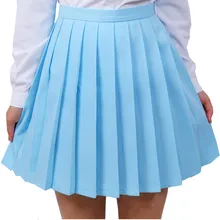 Новая модная женская плиссированная миди-юбка женская тонкая высокая талия мини-пачка Короткая Юбка Femme Повседневная Jupe Longue Skater юбка