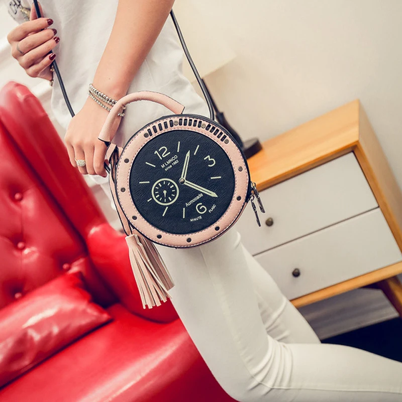 Small Circular Crossbody Purse for Teen Girls, Mini Crossover Phone