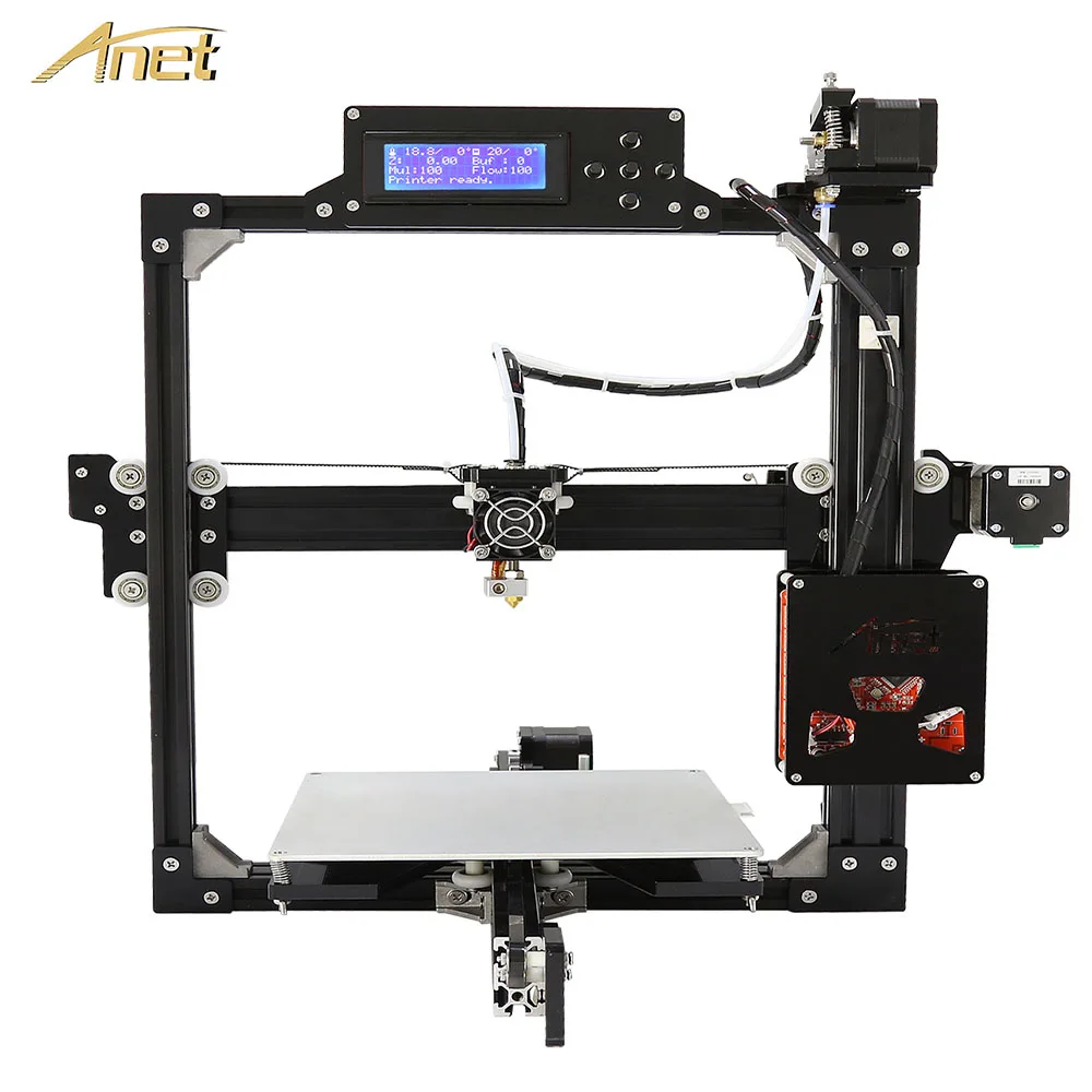 

New!!!Auto leveling Optional Full Metal Frame Anet A2 3D Printer Kit DIY Easy Assemble With Free 1roll Filaments 8GB SD card LCD