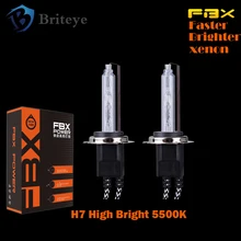 2 pcs H7 5500K 6500K HID XENON 55W Headlight HID Bulb High Light Extremely Bright