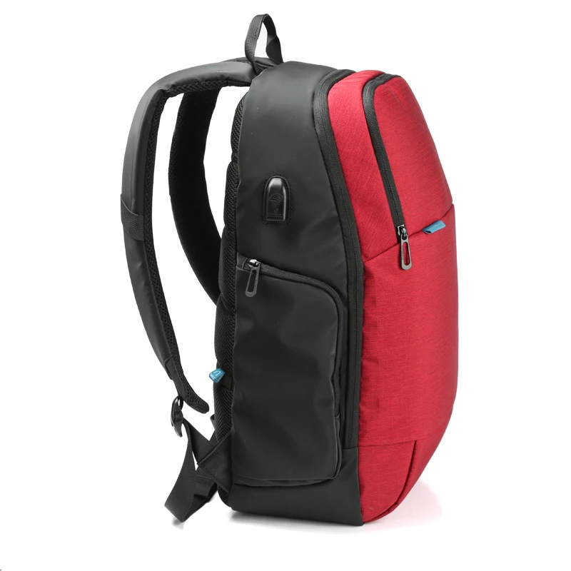  Mochila de viaje con carga USB externa de marca de Kingsons mochila antirrobo para ordenador mochil