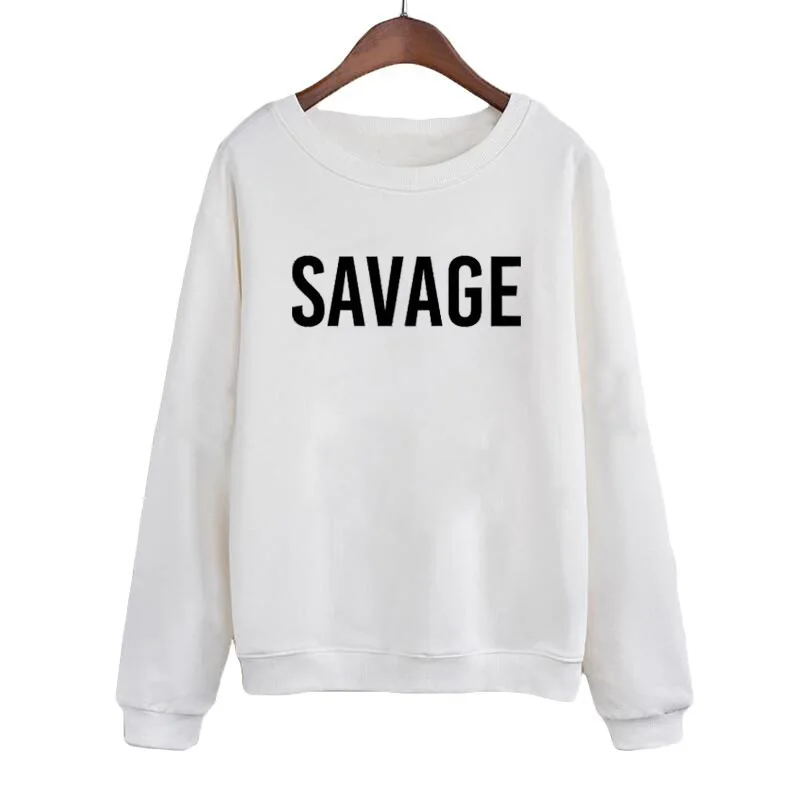 

Women Pullover Streetwear Punk Fashion Clothing Female Tracksuit Tops Savage Harajuku Sweatshirt Crewneck Hoodies