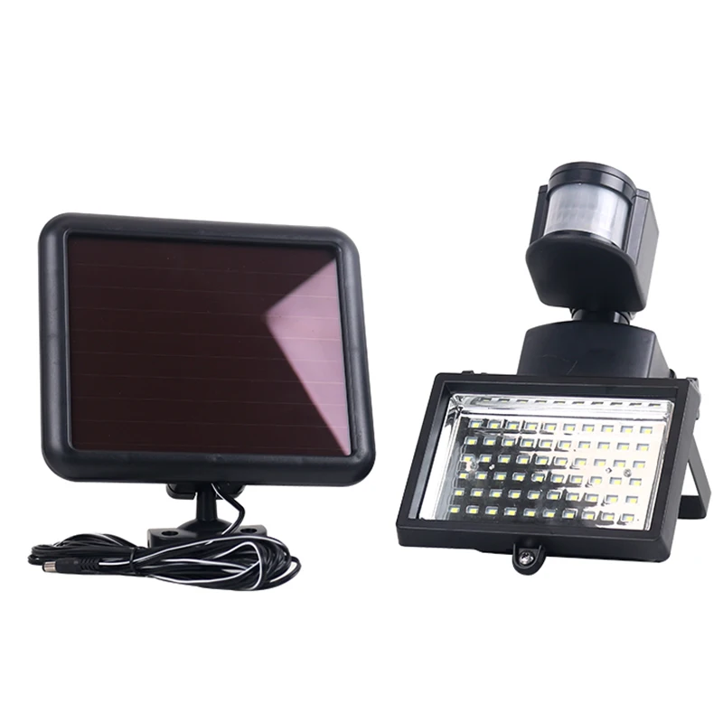 

Solar Light Outdoor Solar Power lamp Garden Lawn Light 60LED PIR Body Motion Sensor Solar Floodlights Spotlights Street Light