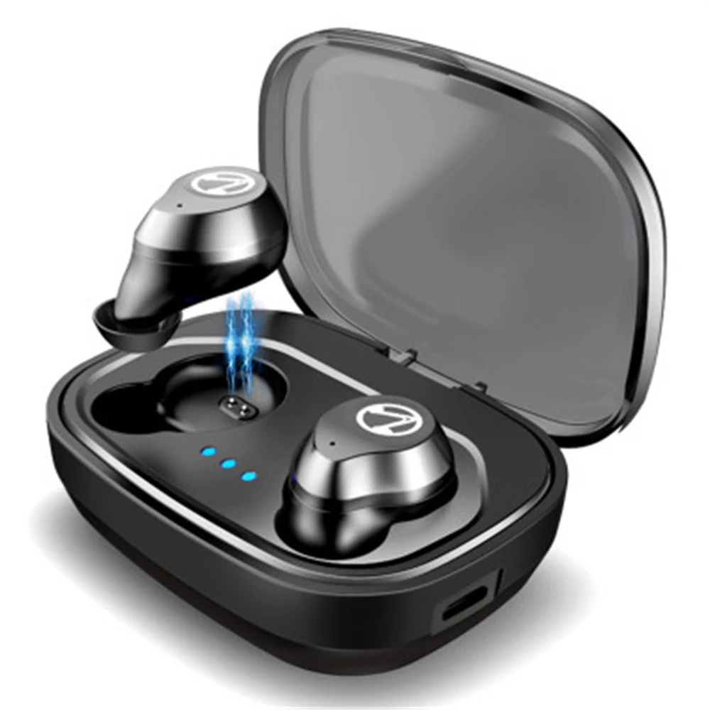 TWS Bluetooth V5.0 наушники с сенсорным управлением беспроводные IPX7 водонепроницаемые