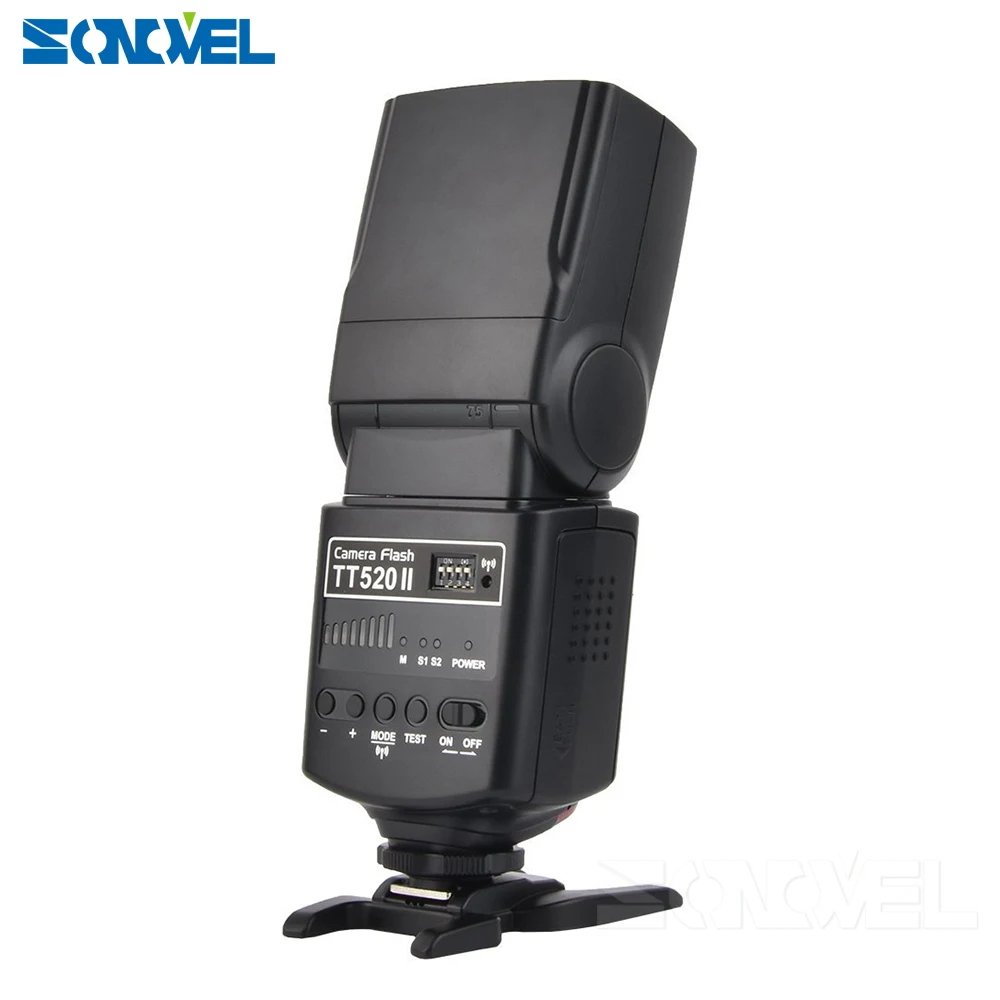 Беспроводной передатчик GODOX TT520II GN33 Speedlite + для Nikon D7500 D7200 D7100 D5600 D5500 D5300 D3400 D3300 D810a
