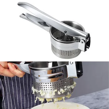 

Kitchen Gadgets Fruit Press Potato Crusher Kitchen Accessories Cooking Tools Stainless Steel Pressed Mud Mud Vegetable Garlic