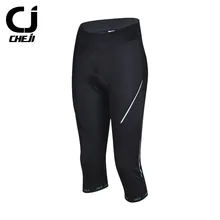 Летние женские укороченные штаны для велоспорта, черные велосипедные шорты для шоссейного/горного велосипеда, дышащие, анти-пот, 3D, стерео-резка, Мягкие штаны