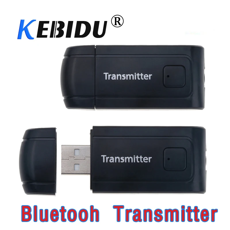 Kebidu Bluetooth 4,2 передатчик адаптер беспроводной A2DP 3,5 мм стерео аудио музыкальный адаптер для ТВ телефона ПК наушники USB разъем