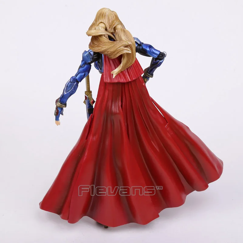  Play Arts KAI DC COMICS NO.7 SUPERGIRL PVC Action Figure Collectible Model Toy 28cm