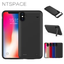 NTSPACE 4200 mAh power Bank для iPhone XR Чехол-аккумулятор 5200 mAh портативное зарядное устройство чехол для iPhone XS аккумулятор Max чехол