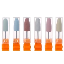 5,7 см полировщик для ногтей, силиконовая режущая дрель, керамическая головка, инструмент для маникюра, педикюра, лака