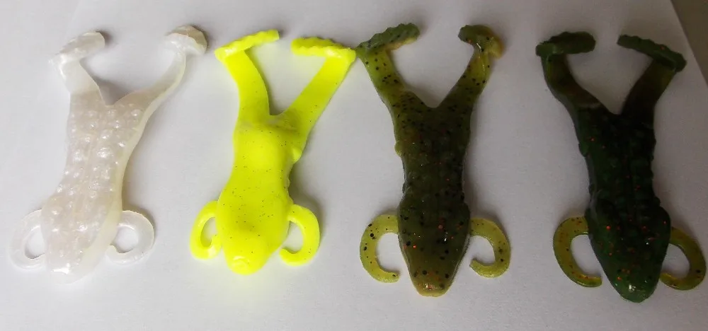 Esfishing Bog Frog Lure 3,2 "2 шт. рыболовные приманки верхняя вода приманка Силиконовые Рыболовные снасти Leurre souple 8 см/12,5 г Бесплатная доставка