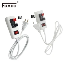 1,5 м провод 2Pin/4Pin приспособление ЕС розеточный тестер тест светодиодный держатель лампы Высокая безопасность с переключателем инструмент обнаружения аксессуары