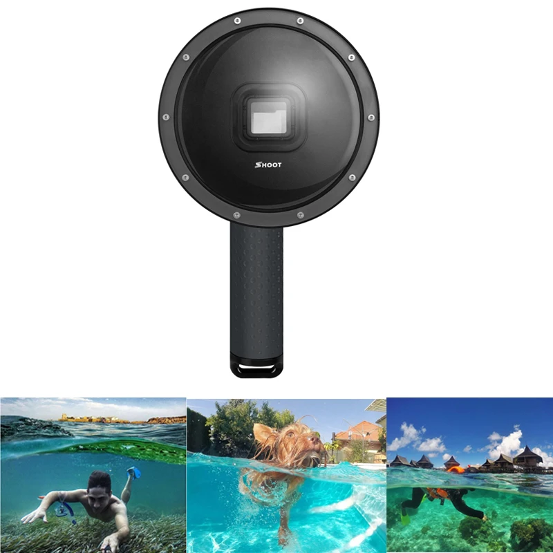 6 дюймов Водонепроницаемый купол порт Dving купол для HERO 6 Hero 5 Black Edition Экшн-камера с Плавучим поплавок