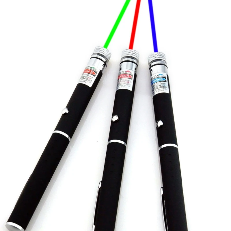 

1 Set 5mW 532nm Red Green Purple Laser Pointer Pen Starry Continuous Line Beam New hot