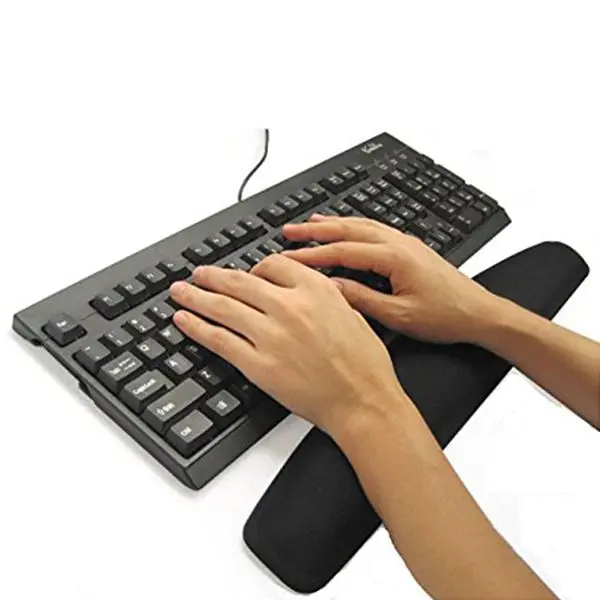 1pcs keyboard wrist pad blackin Mouse Pads from Computer & Office on