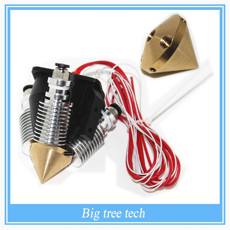 3 into1 out Multi Color Multi nozzle brass nozzle extruder nozzles with