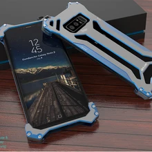 Алюминий воина гундама Броня Железный человек чехол для samsung Galaxy Note 8 Note8 чехол Защитный чехол для мобильного телефона с красочным оформлением