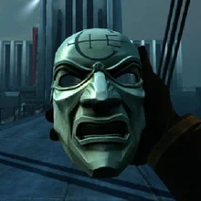 1:1 носимые COS для грешной маски 3D бумажная модель