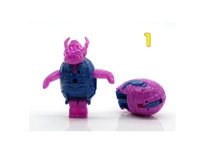 Random 2 pieces action figure mini Anime transformation monster dinosaur eggs deformation robot Gashapon kids educational toys