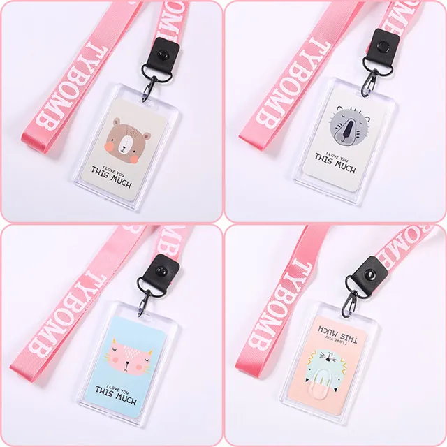 Cute Badge Holder Accessories ID Card Holder Children Student Fashion