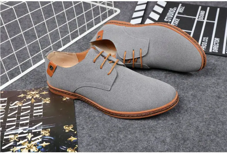 Men's Casual Shoe moccasins mens breathable men casual shoes size 48 oxford shoes for men 2018 oxfords sizes 45 46 47 48 (11)