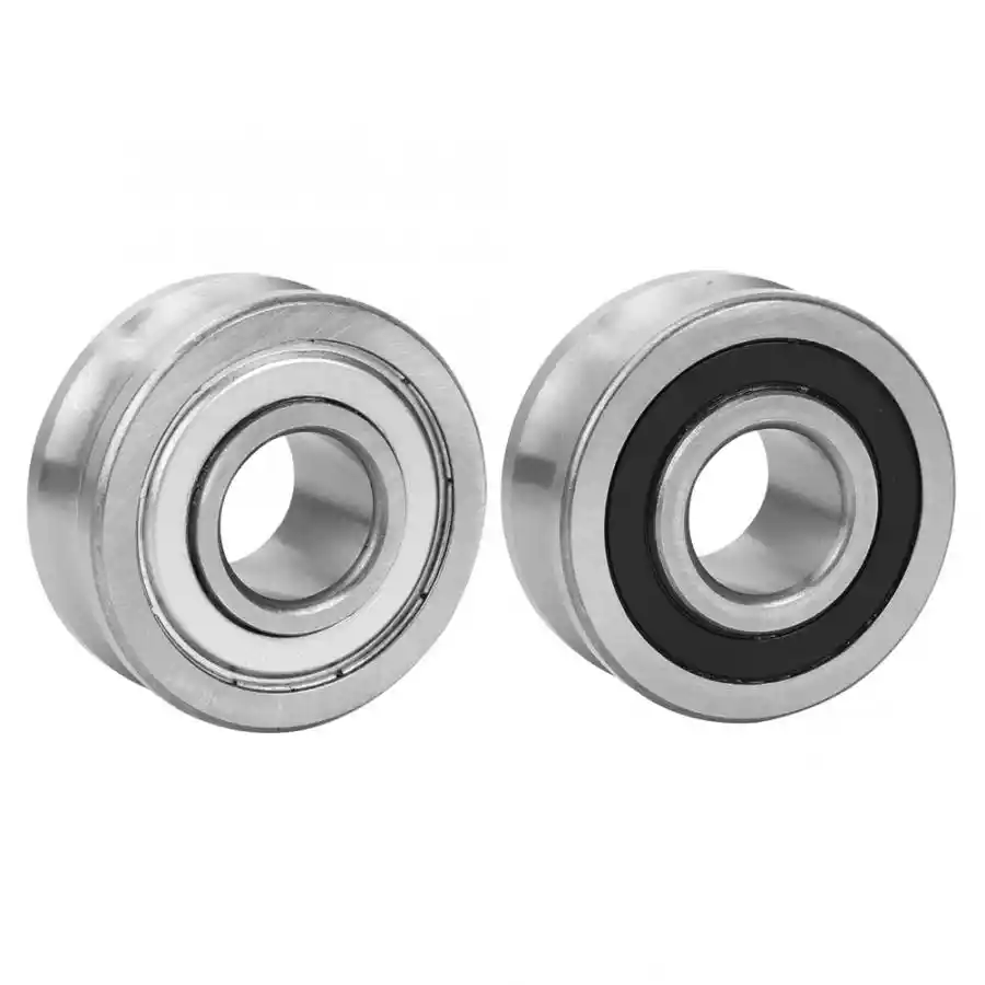 8x22x7 U GROOVE 608 2rs GUIDE PULLEY TRACK ROLLER WHEEL BEARINGS SELECT COLOUR