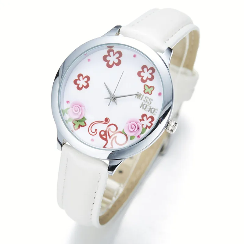 MISS KEKE Fashion Lady Bracelet Watches Women Girl 3D Cute Quartz Dress