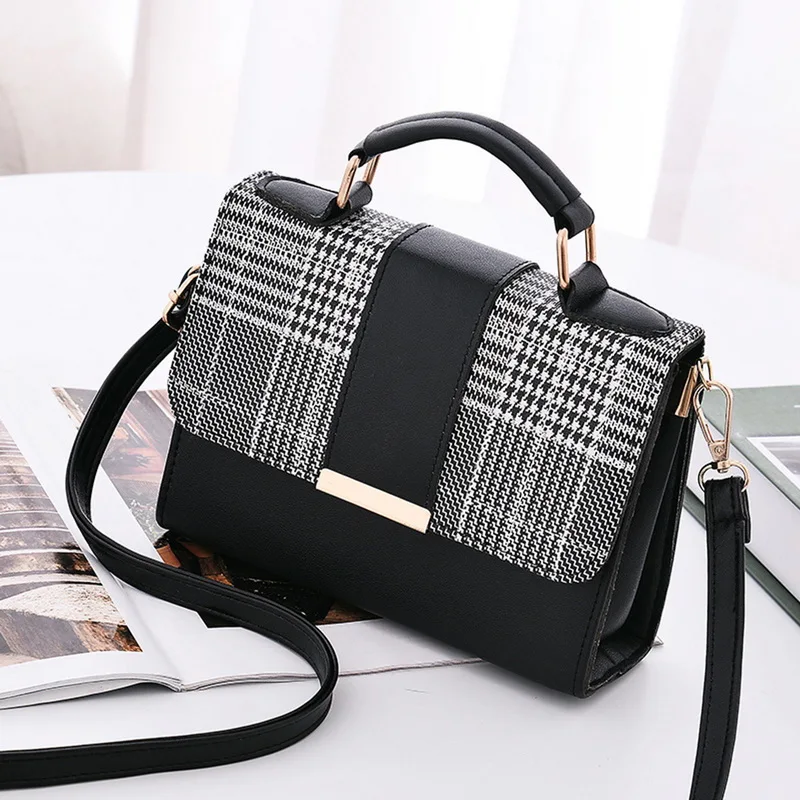 Women Bag Leather Handbags PU Shoulder Small Flap Crossbody Bags for Women Messenger