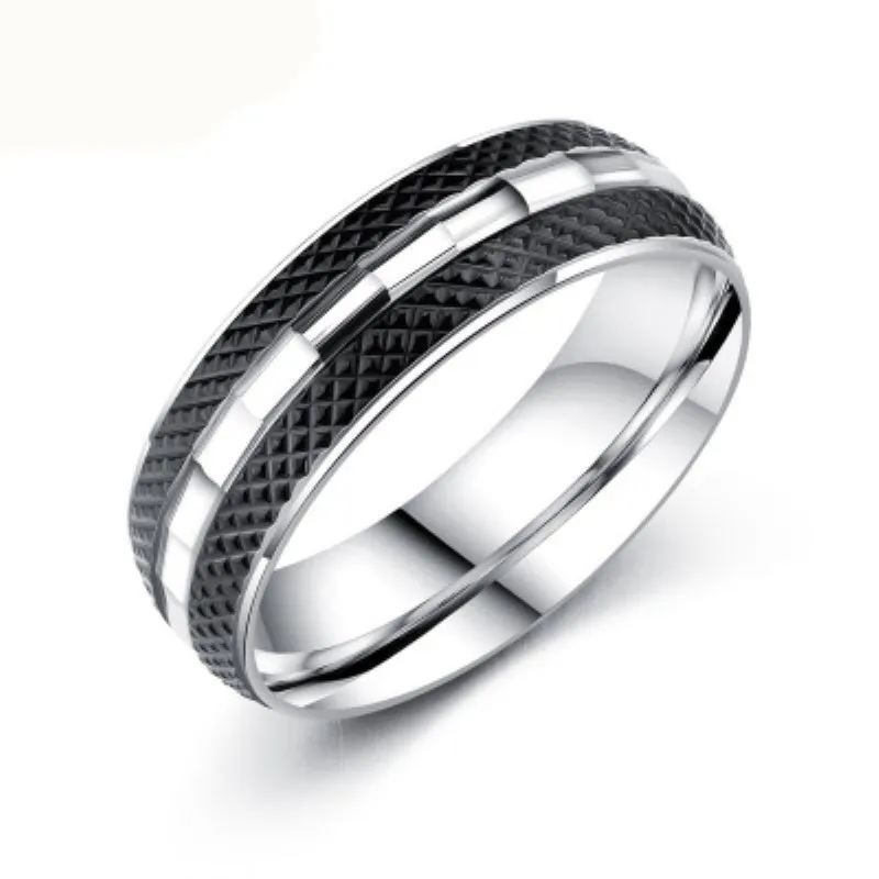 

JAAFAR Stainless steel cool men design jewelry personality domineering titanium steel men's forefinger single retro tail ring