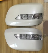 2 шт. автомобильный обзор зеркала с подсветкой для Toyota Land Cruiser LC200 FJ200 2008-2011 Авто снаружи запчасти стайлинга автомобилей