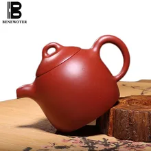 230cc аутентичный китайский чайник для заварки чая Фиолетовый Глиняный заварочный чайник отель чайный набор кунг-фу НЕОБРАБОТАННАЯ руда чайный набор из кружка, сосуды для питья, ручная работа, Чёрный чай чайник Tie guan yin