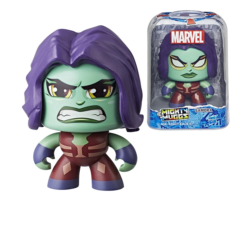 Hasbro Marvel Mighty Muggs сменная кукла Халк Капитан Америка танос Человек-паук фигурка детская игрушка подарок - Цвет: 10