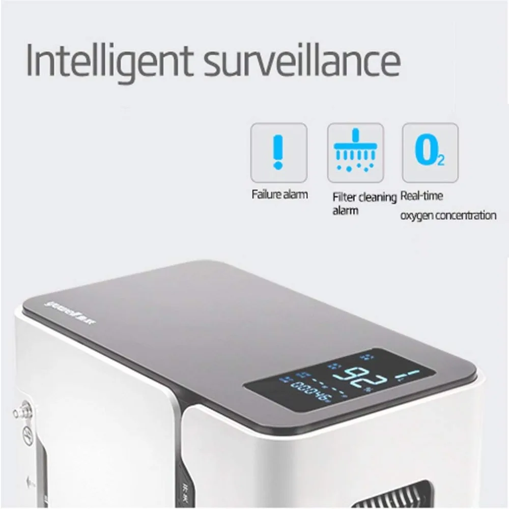 Home health care oxygen generator Air Purifier use for Elderly Pregnant and Breathing Suffering Patients Oxygen Concentrator