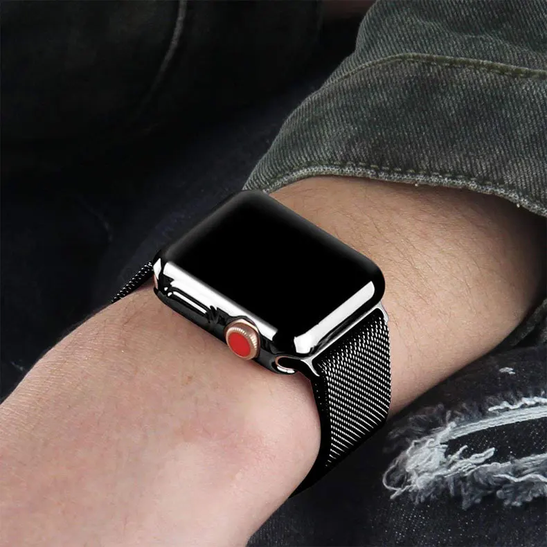 Экран защитный чехол для Apple Watch, версии 5 4 3 2 наручных часов iwatch, крышка, 42 мм, 38 мм, Версия 44 мм 40 мм Мягкий противоударный защитный чехол Аксессуары