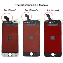 Factory Sale LCD For Iphone 5 5C 5s Screen Display Part Glass Touch Panel Digitizer Assembly Complete Tools Screen Protector