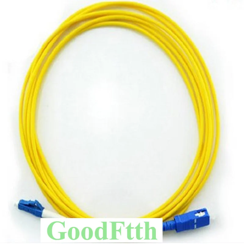 Волокно патч-корд соединительный кабель SC-LC UPC SC/UPC-LC/UPC SM симплекс GoodFtth 1-15 м