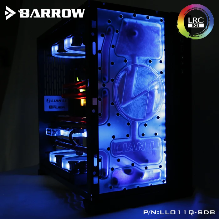 بارو LLO11Q-SDBV1 ، الجبهة الممر المائي لوحات ل ليان لى PC-O11 الديناميكي حالة ، ل إنتل وحدة المعالجة المركزية كتلة المياه و GPU واحد بناء