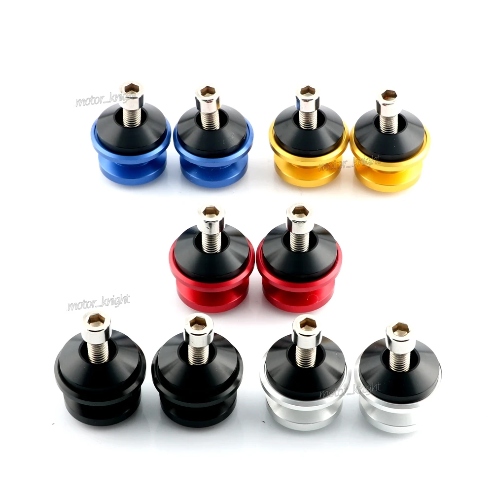 Motorcycle CNC Swingarm Spools Slider 8mm Stands Screws for Honda