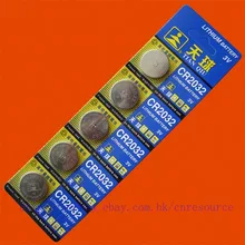 5X TQ CR2032 BR2032 2032 3 V литиевые батареи освобождает