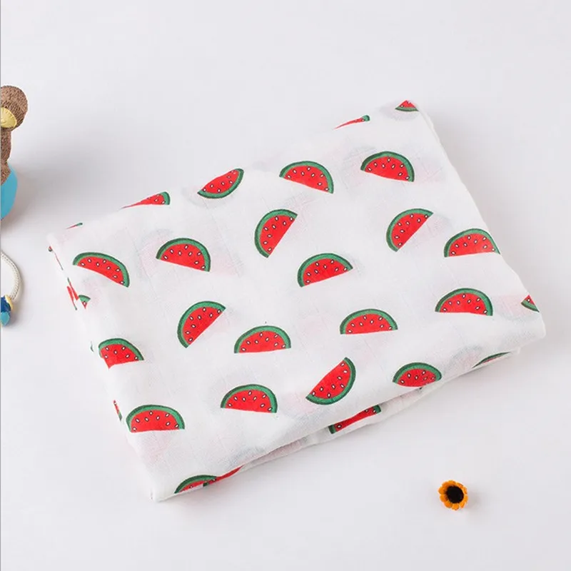Бамбуковое волокно муслиновое хлопковое детское Пеленальное Одеяло для новорожденных черно-белое Марлевое банное полотенце - Цвет: NO2