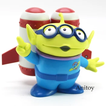

Toy Toy Story Alien with Zacca Planet PVC Figure Kids Toy Gift Pen Holder 9.5cm
