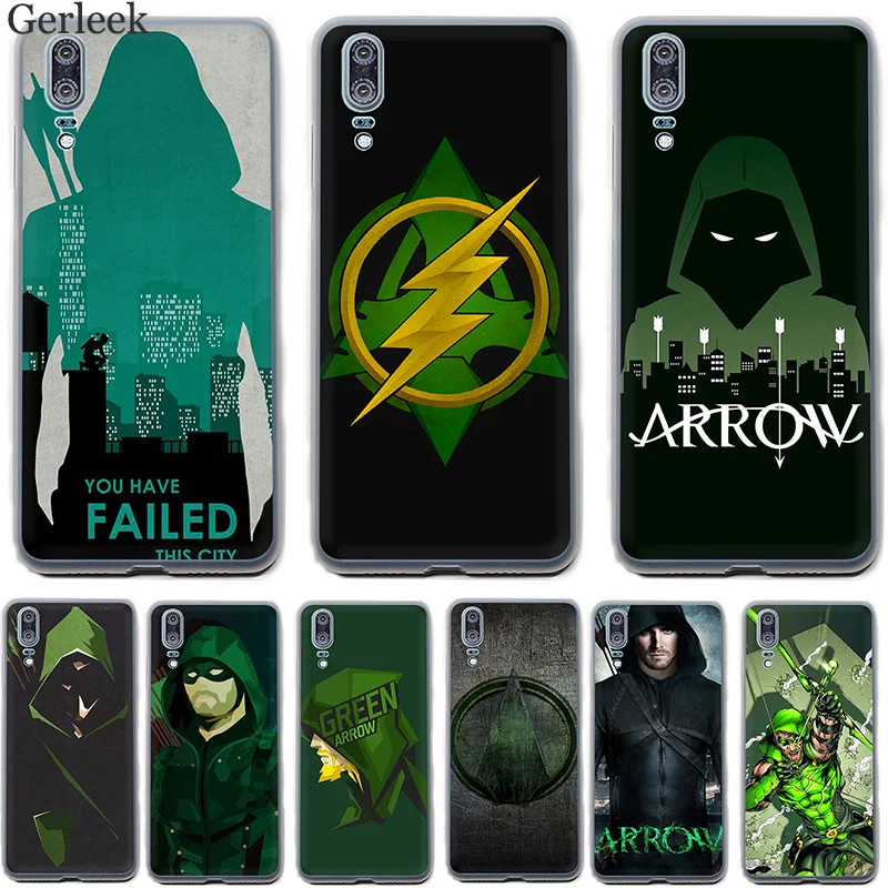 

Soft TPU Case American Tv Series Green Arrow Cover For Huawei P30 P8 P9 P10 P20 Lite Pro 2015 2016 2017 P Smart