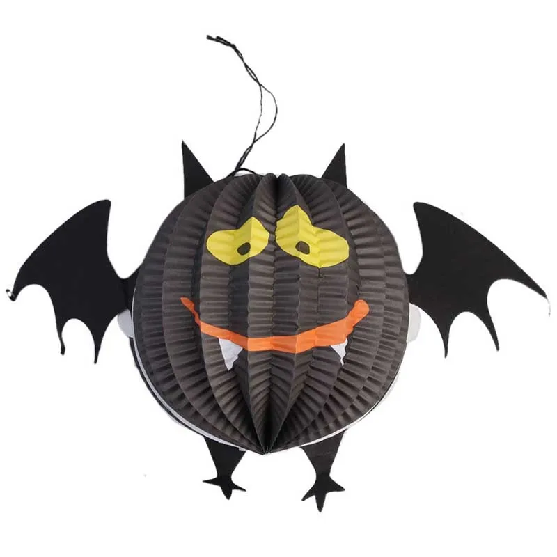 3 pcsset new fashion figurines miniatures halloween pumpkin spider bat skeleton lamp paper lanterns - Miniature Halloween Decorations 3 pcsset new fashion figurines miniatures halloween pumpkin spider bat skeleton lamp paper lanterns - Miniature Halloween Decorations