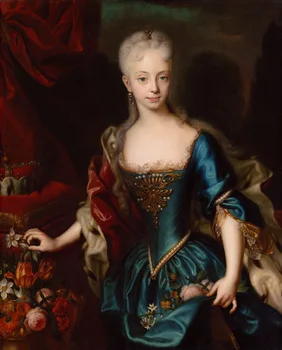 

Special Offer oil painting # 30 inches- Good quality # Roman Empress Queen of Hungary Austria young Maria Theresa