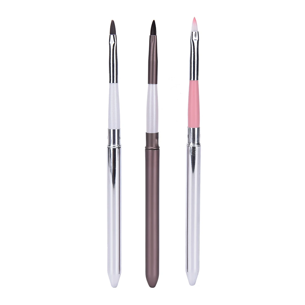 New 1PC Portable Gloss Lip Brush Brand Travel Retractable Lipstick