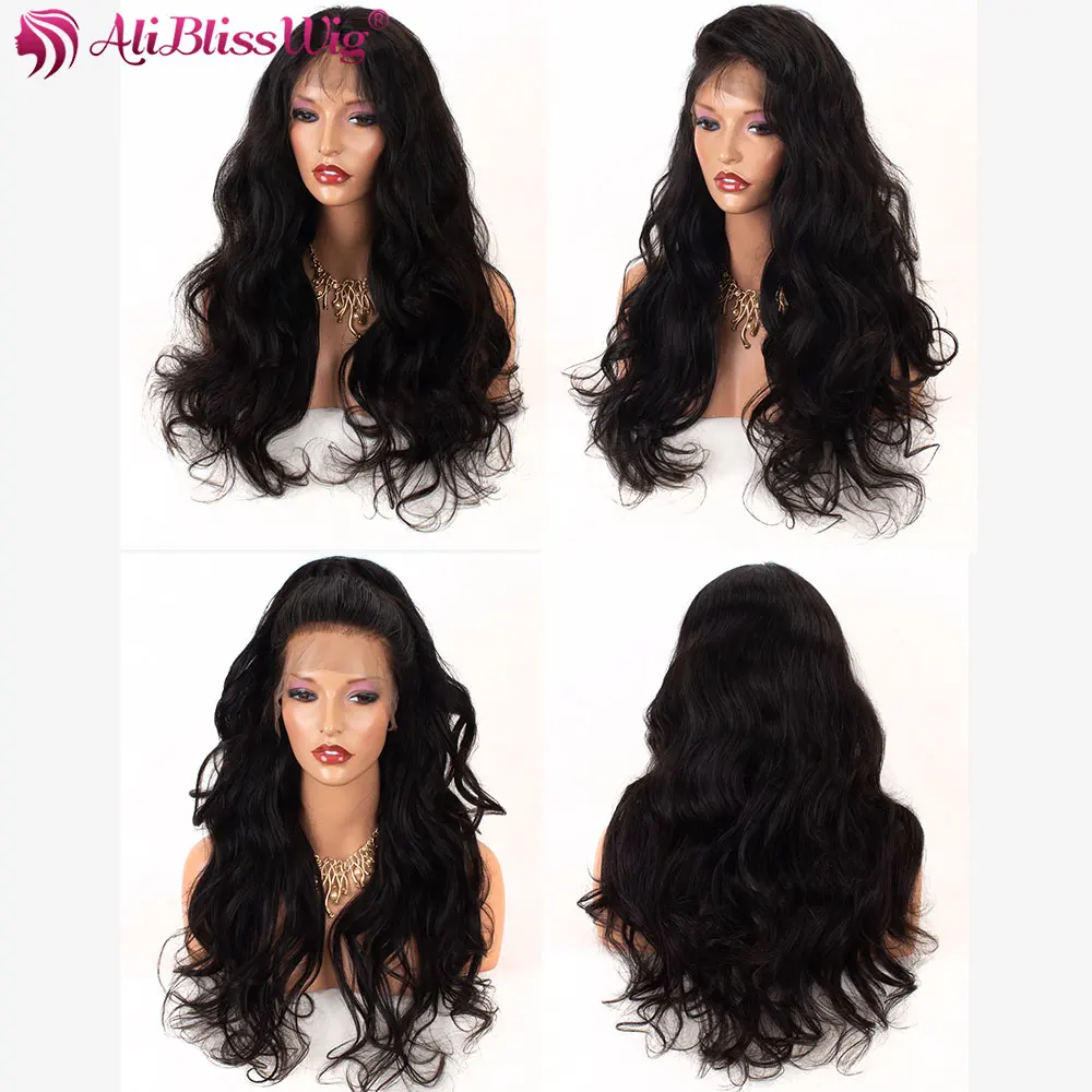 250 Density Lace Front Human Hair Wigs For Women Brazilian Hair 13x6 Lace Frontal Wig With Baby Hair Remy Pre Plucked Glueless