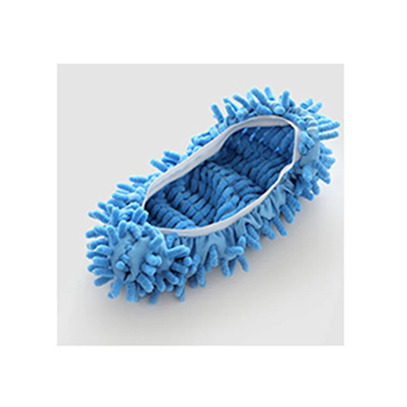 UNTIOR Dust Mop тапочки; обувь для мытья полов; легко чистить; для ванной; для офиса; для кухни; многофункциональные швабры; тапочки; обувь; 5 цветов - Цвет: Blue