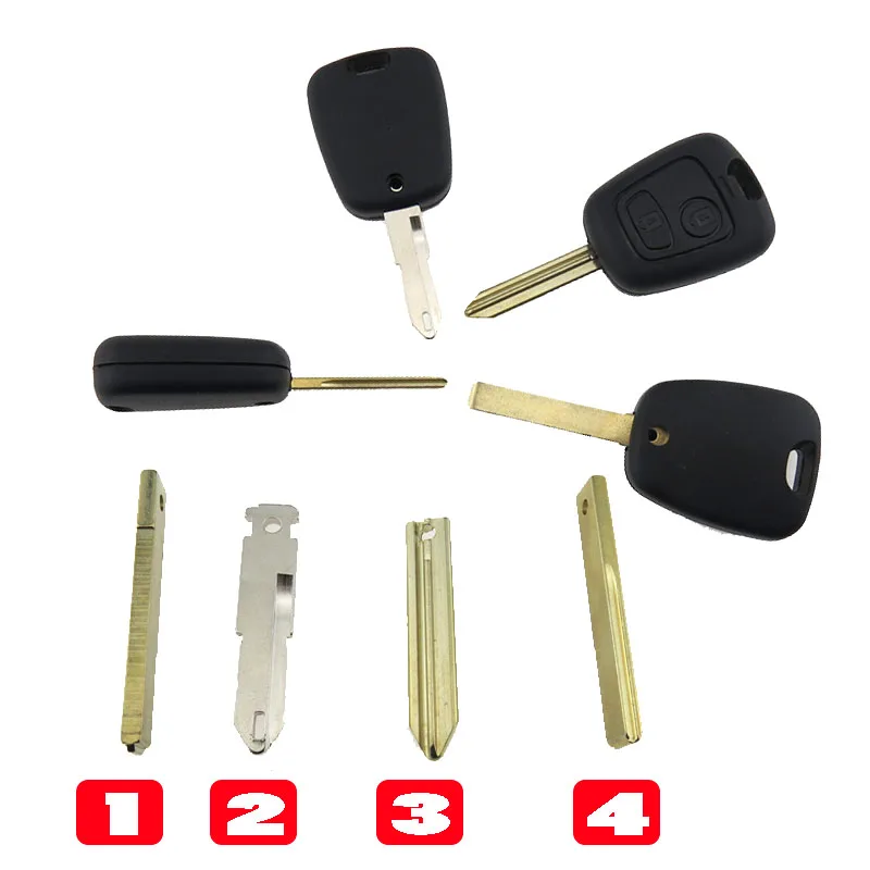 

2 Button Remote Car Key Fob Case Replacement Shell Cover For Citroen C1 C2 C3 C4 XSARA Picasso For Peugeot 207 307 107 207 407
